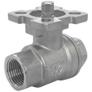Válvula Esfera C/ Base Para Atuadores Rotativos